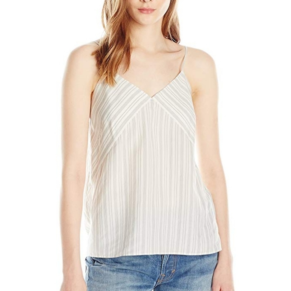 Vince monotone striped camisole